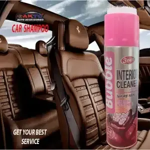 KOREAN CAREX BUBBLE INTERIOR CLEANER , CAR MULTI PURPOSE FOAM CLEANER, BUBBLE CLEANING- 638 ml