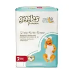 Giggles Premium Baby Diaper 3-6 Kg Mini 70 Pcs (Made in Turkey)