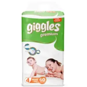 Giggles Premium Belt Jumbo Pack 7-18 Kg Mexi 60 Pcs L-62 (Made in Turkey)