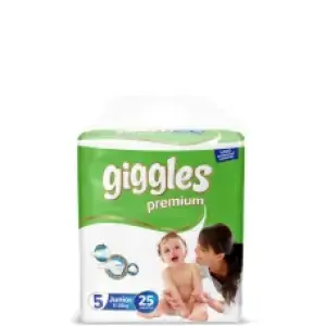 Giggles Premium Belt Twin Pack 11-25 Kg Junior 25 Pcs L-50 (Made in Turkey)