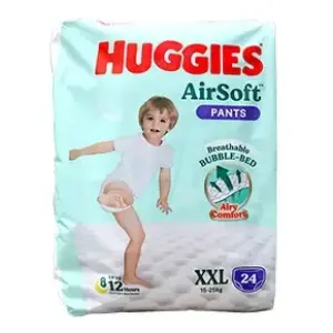 Huggies Airsoft Pants Baby Diaper (15-25kg) - XXL24