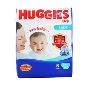 Huggies Dry Tape Baby Diaper (4-8 Kg) - S58