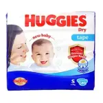 Huggies Dry Tape Baby Diaper (4-8 Kg) - S80