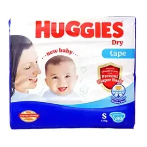 Huggies Dry Tape Baby Diaper (4-8 Kg) - S80