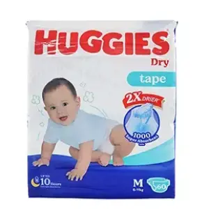 Huggies Dry Tape Baby Diaper (6-11kg) - M60