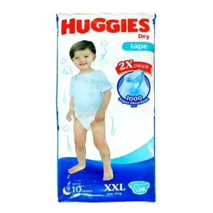 Huggies Dry Tape Baby Diaper (Over 14kg) - XXL38