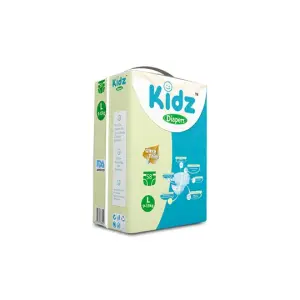 Kidz Baby Belt Diaper L 9-13 kg (58 pcs)