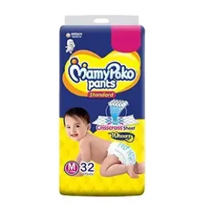 MamyPoko Pants Baby Diaper Standard (7-12Kg) - M32