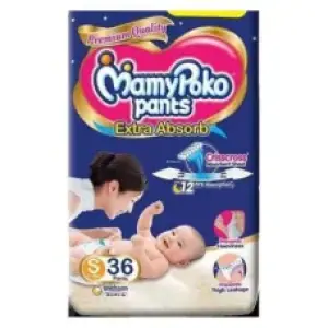 TMamyPoko Pants Small 4-8 Kg 36 Pcs (Made in India)