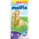 Molfix Giant Junior Belt 11-18 Kg 58 Pcs (Made in Turkey)