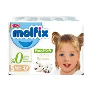 Molfix Pure & Soft jumbo junior 11-18 kg 38 pcs