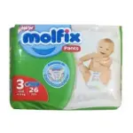 Molfix Twin Pants Midi 6-11 Kg 26 Pcs (Made in Turkey)