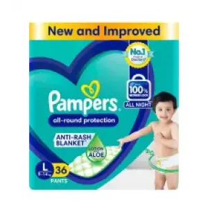 Pampers All round Protection Pants Large 9-14 kg 36 pcs