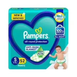 Pampers All round Protection Pants Small 4-8 kg 52 pcs