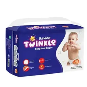 Savlon Twinkle Baby Pants Diaper (12-20Kg) - XL 32pcs