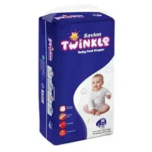 Savlon Twinkle Baby Pants Diaper (6-12Kg) - M 40pcs