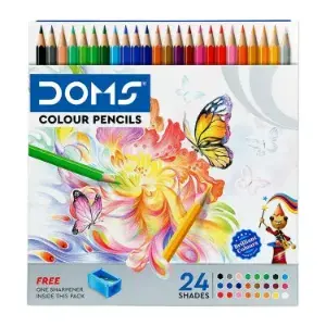 DOMS Fsc 24 Shades Colour Pencil 1 box