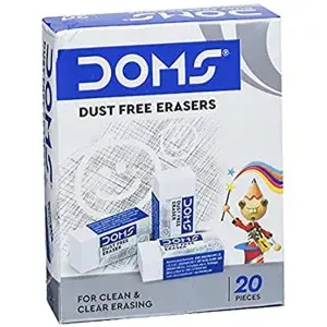 DOMS Non dust eraser 20 Pcs pack