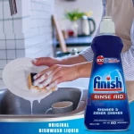 Finish Original Rinse Aid Shinier & Drier Dishes Liquid 400ml