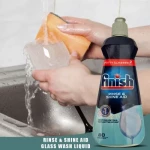 Finish Rinse & Shine Aid Glass Washes Liquid 400ml