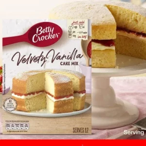 Betty Crocker Velvety Vanilla Cake Mix 425G