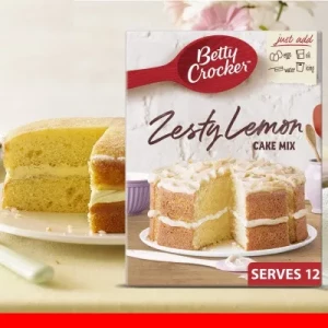 Betty Crocker Zesty Lemon Cake Mix 425G