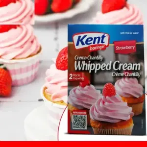 Kent Boringer Strawberry Whipped Cream 150G