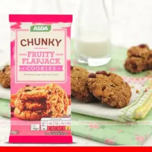 Asda Chunky Fruit Flapjack Cookies 200g