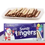 Cadbury Snowy Fingers Covered in White & Milk Chocolate 115G