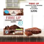 Crownfield Fibre Up Chocolate Fudge Brownie Squares 120G