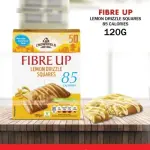 Crownfield Fibre Up Lemon Drizzle Squares 120G