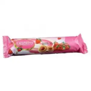 Dewberry Sandwich Cookies Rool (Strawberry) 105G