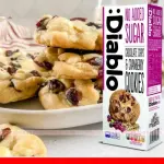 Diablo No Added Sugar Chocolate Chips & Cranberry Cookies 135G