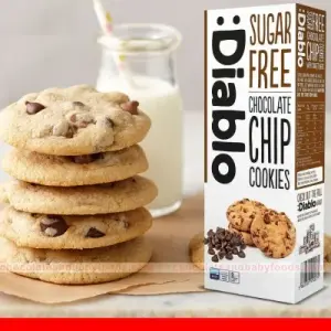 Diablo Sugar Free Chocolate Chip Cookies 130G