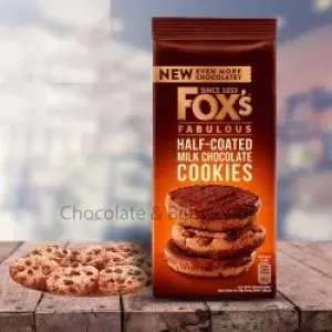 Fox's Half Coated Milk Chocolate Cookies 175g