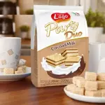 Lago Party Duo Wafer with Cocoa Cream and Milk Cream 220G