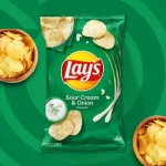 Lay's Sour Cream & Onion Flavored Potato Chips 184.2G