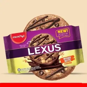 Munchy's Lexus Chocolate Chip Cookies Mixed Nuts 189G