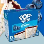 Pop Tarts Frosted Blueberry 12 Toasters Pastries 576G