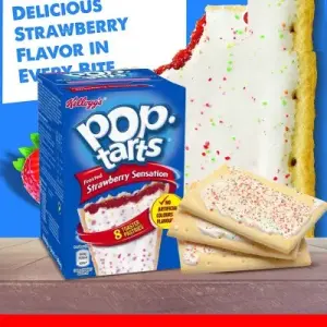 Pop Tarts Frosted Strawberry Sensation 8 Toaster Pastries 384G