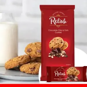 Relish Chocolate Chip & Oats Cookies (12packs) 504G