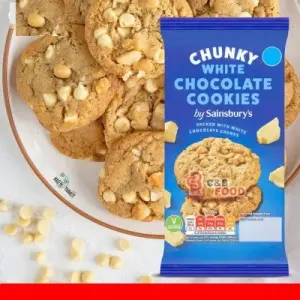 Sainsbury's Chunky White Chocolate Cookies 200G