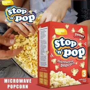 Stop 'N' Pop Sweet Microwave Popcorn 255G