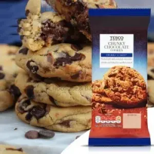 Tesco Chunky Chocolate Cookies 200G