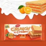 Tiffany Crunchy n Cream Orange Wafers 153g