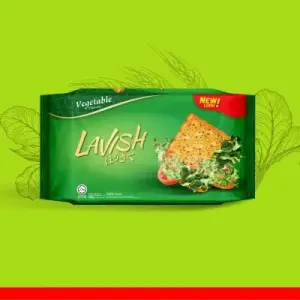 Vegetable Crackers Lavish Biscuits 200G