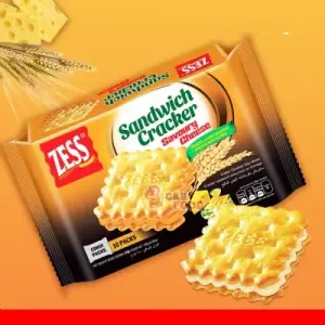 Zess Sandwich Cracker Savoury Cheese 180G