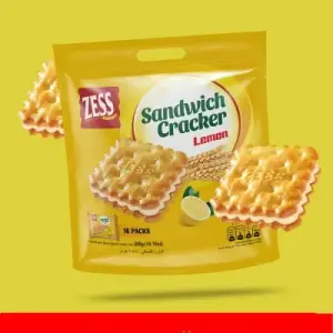 Zess Sandwich Crackers Lemon 288G