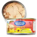 American Natural Tuna Chunk In Sunflower Oil 185G