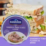 Nautilus Sandwich Tuna Flakes In Brine 170G